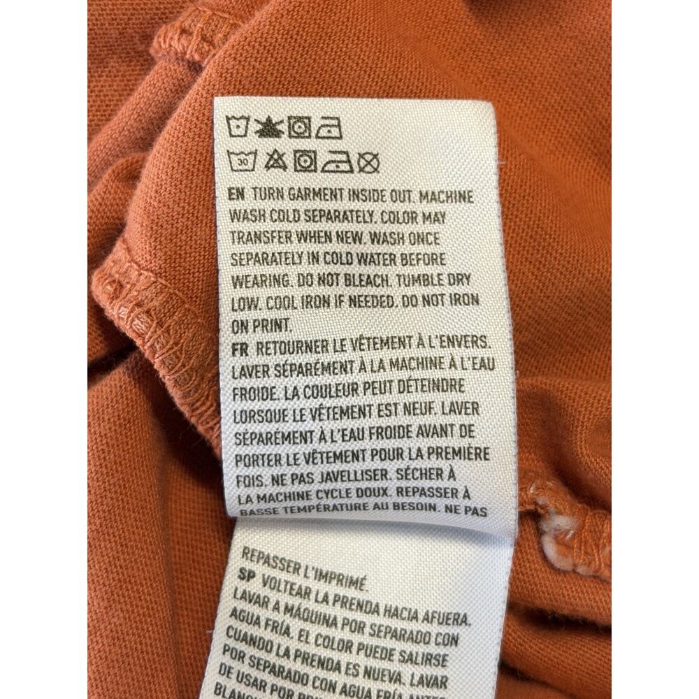 American Eagle Womens Orange Disney Graphic T Shirt Small Comfort Relaxed Casual - Picture 8 of 8